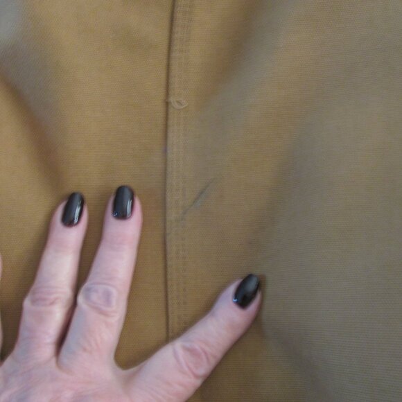 Mens Carhartt Chore Coat, Heavy Canvas Duck, Blanket Lined USA Made 48 Tall - Picture 12 of 12